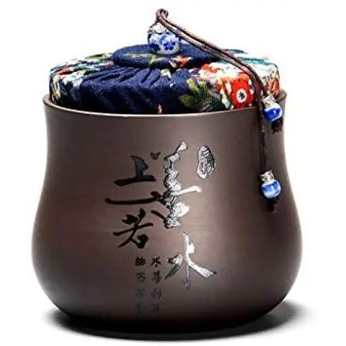 Cereal Containers Ceramic Tea Cans, Household Kitchen Storage Moisture-proof Cans Containers (Size : H) Cereal Containers Ceramic Tea Cans, Household Kitchen Storage Moisture-proof Cans Containers (Size : H)