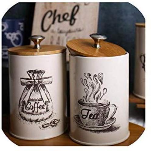 3 Pack Food Storage Containers With Lid Retro Design Metal Jar Perfect Canister For Sugar Bowl Serving Tea, Coffee, Sugar