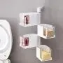 Spice Rack Multi Tier 360 Degree Rotating Wall Mount Seasoning Storage Box Jars Organizer Condiment Containers Kitchen Tools,3 Tiers Beige Spice Rack Multi Tier 360 Degree Rotating Wall Mount Seasoning Storage Box Jars Organizer Condiment Containers Kitchen Tools,3 Tiers Beige