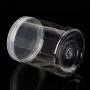 XISAOK 7.5cm OD Clear Strong PET Round Food Storage Container Jar Sealed with Clear Lid XISAOK 7.5cm OD Clear Strong PET Round Food Storage Container Jar Sealed with Clear Lid