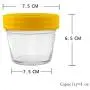 Glass Containers for Baby Food Storage Set Contains 6 Small Reusable 4oz Jars with Airtight Lids Safely Freeze your Homemade Glass Containers for Baby Food Storage Set Contains 6 Small Reusable 4oz Jars with Airtight Lids Safely Freeze your Homemade