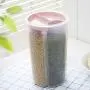 Bouteilles et bocaux de stockage pour grains multigrains épaissis, réservoir transparent, pot rond avec joint, pour stockage de grains secs, grand réservoir. 1 pièce. Bouteilles et bocaux de stockage pour grains multigrains épaissis, réservoir transparent, pot rond avec joint, pour stockage de grains secs, grand réservoir. 1 pièce.