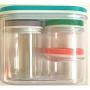 Multipurpose container set 4 piece (4, Clear Container set)