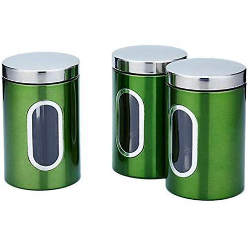 Jars & Boxes - 3pcs Stainless Steel Storage Tank Grade Fresh Keeping Sealed Tea Coffee Canisters Box Creatives - Jars Boxes Bottles Jars Boxes Ceramic Caddy Storage Steel Canister Grain Snack