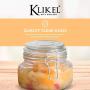 Klikel Square Glass Kitchen Storage Canister Jars - Crystal Clear Food Storage Jars with Clear Lid and Bail & Trigger Hermetic Seal - 16oz, (Set of 4)