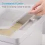Contenants de rangement pour céréales, distributeur, pot à biscuits, contenants alimentaires en plastique avec couvercles hermétiques, sans BPA, grands, pour l'organisation de la cuisine, conserve, bonbons, 10L Contenants de rangement pour céréales, distributeur, pot à biscuits, contenants alimentaires en plastique avec couvercles hermétiques, sans BPA, grands, pour l'organisation de la cuisine, conserve, bonbons, 10L