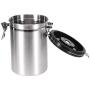 Libison Coffee Storage Canister, Patented Airtight Lid Pushes Air Out to Preserve Food Freshness - Stainless Steel Food Container with Scoop Food Bins & Canisters US Shipment