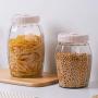 Glass Sealed Jar Kitchen Jar Bottle Candy Jar Enzyme Kimchi Glass Food Storage Containers,1.2L