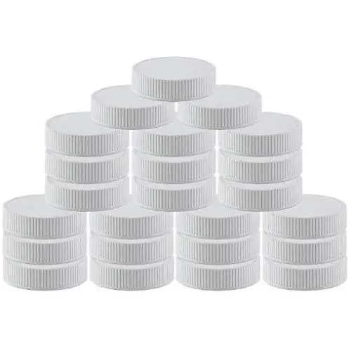 Pinnacle Mercantile Bocal en Plastique de Récipient de Type Mason, Bouchons Blancs à Vis Standard - 24 Pièces - Bouchons Standard Taille – Sans BPA – Fabriqué aux États-Unis Pinnacle Mercantile Bocal en Plastique de Récipient de Type Mason, Bouchons Blancs à Vis Standard - 24 Pièces - Bouchons Standard Taille – Sans BPA – Fabriqué aux États-Unis