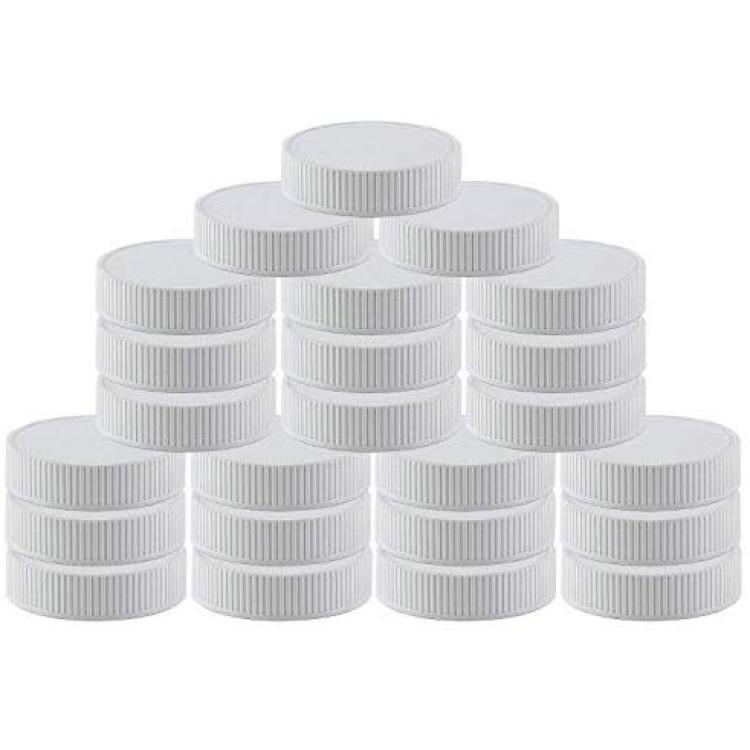 Pinnacle Mercantile Plastic Containers with Screw on Lids 16 oz Quart Hot  or Cold Freezable Food Ice Cream Jars White BPA