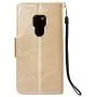 Soft PU Leather Wallet Case for Huawei Mate 20,Flip Stand Case for Huawei Mate 20,Moiky Classic Retro Gold 3D Owl Design Solid Color Purse Folio Magnetic Cover with Wrist Strap Soft PU Leather Wallet Case for Huawei Mate 20,Flip Stand Case for Huawei Mate 20,Moiky Classic Retro Gold 3D Owl Design Solid Color Purse Folio Magnetic Cover with Wrist Strap
