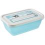 keeeper &quotMia Polar Rectangle Freeze Food Box, Blue, 3.3 Litre, 2-Piece