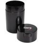 Tightvac - 1 oz to 6 ounce Airtight Multi-Use Vacuum Seal Portable Storage Container for Dry Goods, Food, and Herbs - Black Cap & Body