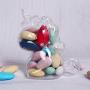 STOBOK Candy Holder Jar Transparent Plastic Unicorn Party Supplies Sugar Containers Favors Container for Wedding Birthday Party Christmas Supplies 12pcs