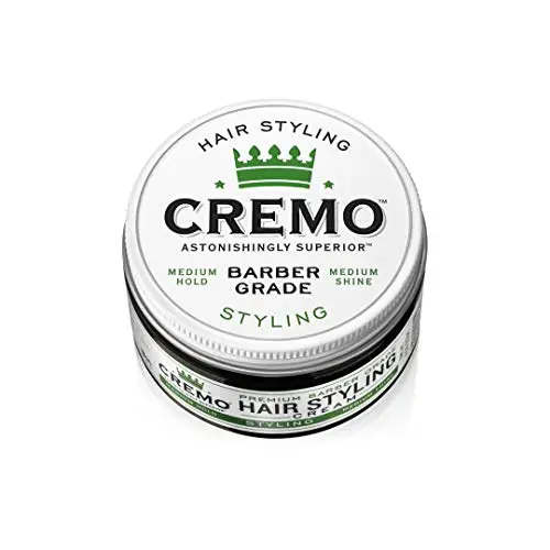 Cremo Premium Barber Grade Haarstyling-Creme, Mittlerer Halt, Mittlerer Glanz, 4 Oz