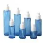 Bouteille en verre bleu ciel 100ml/3.4oz avec capuchon argenté brillant, vide, rechargeable, idéal pour cosmétiques, crèmes, maquillage, huiles essentielles, lotions et pompe à presser. Bouteille en verre bleu ciel 100ml/3.4oz avec capuchon argenté brillant, vide, rechargeable, idéal pour cosmétiques, crèmes, maquillage, huiles essentielles, lotions et pompe à presser.