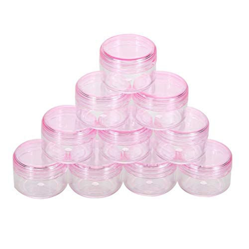 10Pcs 5g Cosmetic Empty Jar Pot Eyeshadow Powder Pigment Makeup Face Cream Container Holder Bottles Storage Refillable Bottle