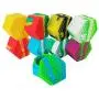 Contenants en silicone SZBS 10 pièces/lot, forme hexagonale Honeycomb, assortis, 26ml, pour stockage de résine, huile de cannabis, concentrate (10)