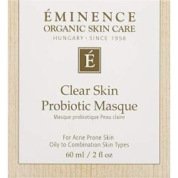 Eminence Clear Probiotic Masque, Acne Prone Skin, 2 Ounce