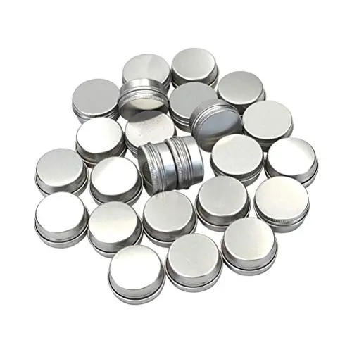 10PCS Cream Jar Tin Cosmetic Lip Balm Containers Nail Derocation Crafts Pot Refillable Bottle Screw Thread Empty Aluminum (Size : 50g) 10PCS Cream Jar Tin Cosmetic Lip Balm Containers Nail Derocation Crafts Pot Refillable Bottle Screw Thread Empty Aluminum (Size : 50g)