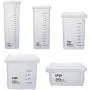 Boîte de Rangement pour Cuisine avec Joints Hermétiques, Contenants Transparents pour Conservation des Aliments, Pots à Huile et Vinaigre, Rangements Gain d'Espace, Boîte de Rangement Réfrigérateur 4,240ml Boîte de Rangement pour Cuisine avec Joints Hermétiques, Contenants Transparents pour Conservation des Aliments, Pots à Huile et Vinaigre, Rangements Gain d'Espace, Boîte de Rangement Réfrigérateur 4,240ml