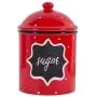 Réservoir en céramique moyenne DII Rouge Poka Dot Moyen