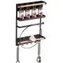 Magnetic Fridge Organizer Kitchen Rack with Paper Towel Holder Rustproof Spice Jars Rack Heavy-duty Refrigerator Storage Shelf Magnetic Fridge Organizer Kitchen Rack with Paper Towel Holder Rustproof Spice Jars Rack Heavy-duty Refrigerator Storage Shelf