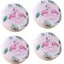 Healthcom 4 Pack Cookie Tins Flamingo Tin Storage Boxes Bins Round Candy Empty Jars Food Tins Storage Containers with Lids Jewelry Necklace Boxes,4.3” Healthcom 4 Pack Cookie Tins Flamingo Tin Storage Boxes Bins Round Candy Empty Jars Food Tins Storage Containers with Lids Jewelry Necklace Boxes,4.3”