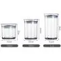 WANGLXST Storage Jar, Clear Container, Food Storage Container Set, Pantry Durable Seal Pot Cereal Storage Container Dry Foods Liquids, Transparent WANGLXST Storage Jar, Clear Container, Food Storage Container Set, Pantry Durable Seal Pot Cereal Storage Container Dry Foods Liquids, Transparent