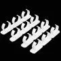 LIShuai 4 Sets Kitchen Clip Spice Gripper Jar Rack Storage Holder Wall Cabinet Door (White,One Size) LIShuai 4 Sets Kitchen Clip Spice Gripper Jar Rack Storage Holder Wall Cabinet Door (White,One Size)