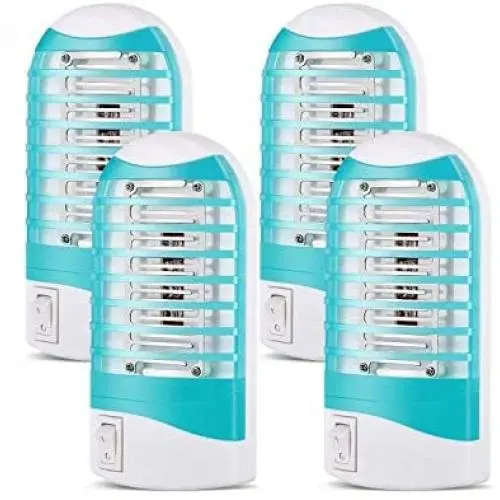 Bug Zapper Indoor Plug in, Indoor Mosquito Zapper for Home, Electric Mosquito and Gnat Trap Killer Lamp Eliminates Flying Pests 4 Pack Bug Zapper Indoor Plug in, Indoor Mosquito Zapper for Home, Electric Mosquito and Gnat Trap Killer Lamp Eliminates Flying Pests 4 Pack