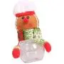 Amosfun Weihnachts-Süßigkeitenbehälter Hänge Spielzeug Geschenk-Glas für Kekse Xmas Holiday Geschenk Haus Tischdeko Kinder Gutscheine Füllung Party-Dekorationen (Weihnachtsbaummann)
