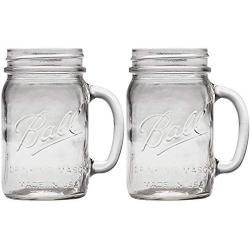 Ball Pint Regular Mouth Drinking Mason Mug 16-Ounces (2-Pack)