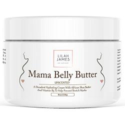 Belly Butter 8oz- Fragrance Free, Decadant Cream Helps Prevent Stretch Marks, Relieves Itching, And Deeply Hydrates Skin During Pregnancy