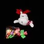 5er Set Weihnachtselfe-Gläser, Christbaum-Geschenkelieder, Candy-Behälter für Kekse, Weihnachts-Futterbehälter für Reindeer-Puppe