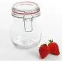Gibson Home Cottage Chic 4 Pack 22 Ounce Glass Storage Jar Set, Red Gibson Home Cottage Chic 4 Pack 22 Ounce Glass Storage Jar Set, Red