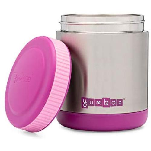 Yumbox Zuppa - Wide Mouth Thermal Food Jar 14 oz. (1.75 cups)- Triple Insulated Stainless Steel Food Container - Stays Hot 6 Hours or Cold for 12 Hours - Leak Proof - in Bijoux Purple