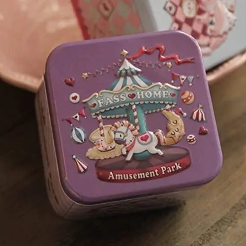 Boîte en Tin Metal GrassStore 3D Stockage Divers Candele Cadeau Feuille Favors Conteneur Couture Petit Biscuits Décoration Pot Ouvrable Boîte à Bonbons Présentoir Jouet En Fer Personnalisable 2pcs/1lot (Amusement Park) Boîte en Tin Metal GrassStore 3D Stockage Divers Candele Cadeau Feuille Favors Conteneur Couture Petit Biscuits Décoration Pot Ouvrable Boîte à Bonbons Présentoir Jouet En Fer Personnalisable 2pcs/1lot (Amusement Park)