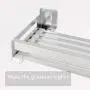 Spice Rack Wall Mount With Protection Railing And Towel Holder Single Stainless Steel Herb Jar Container Shelf Organizer For Kitchen Bathrooms Pantry Cabinet Storage (Size : 50cm) Spice Rack Wall Mount With Protection Railing And Towel Holder Single Stainless Steel Herb Jar Container Shelf Organizer For Kitchen Bathrooms Pantry Cabinet Storage (Size : 50cm)