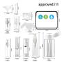 Travel Bottles TSA Approved, 13 PCS Portable Travel Bottles Containers with Leak-Proof Flip, BPA-free Travel Tubes Kit, Travel Size Bottles with Clear Quart Toiletry Bag Set for Liquids(Women/Men)