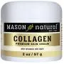 Mason Vitamine Kollagen Schönheitscreme 100% Reines Kollagen, Birnen Duft, 2-Ounzen-Gläser (Pack von 2)