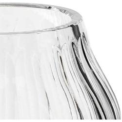 Crystaljulia Bonboniere with Porcelain Lid, Lead Crystal, Transparent, 13.5 cm