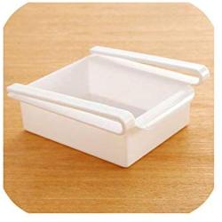 Refrigerator Storage Jar Fresh Spacer Layer Multi Purpose Storage Rack Creative Kitchen Supplies Twitch Type Food Storage Drawer,White