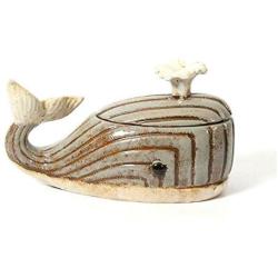 Rabinyod Bulan Whale Ceramic Canister Cookie Jar New Decorative Home Kitchen Decor