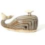 Rabinyod Bulan Whale Ceramic Canister Cookie Jar New Decorative Home Kitchen Decor