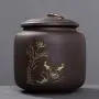 Chinese Porcelain Tea Box Retro Round Tea Storage Container Case Honey Jar With Lid Kitchen Storage Jars Decorative Coffee Tank,madaochenggong