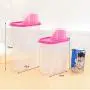 Alisena Transparent Plastic Sealed Fresh-keeping Food Storage Container Storage Jar-2 Sizes(Random Color) Alisena Transparent Plastic Sealed Fresh-keeping Food Storage Container Storage Jar-2 Sizes(Random Color)