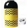Thermos Food Jar Leakproof Vacuum Insulated Food Containers With Folding Spoon,Thermos Stainless Food Flas For Girl (Color : Yellow, Size : 600ML)