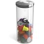 Coffee Gator Glass Storage Container ? Display Jar for Beans and Grounds with Pop and Lock Lid - 45 Ounce, 35 Nespresso Pods (Glass)