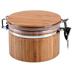 Food Storage Box Container Food Sealed Canister Seal Bottles Wooden Tank Sealed Grains Beans Nuts Storage Jar Sealed Cans Kitchen Food Organizer Holder Case Home Food Storage Organization Supplies